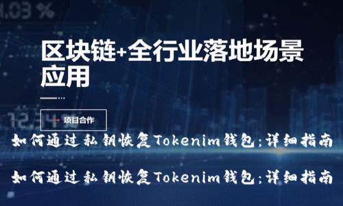 如何通过私钥恢复Tokenim钱包：详细指南

如何通过私钥恢复Tokenim钱包：详细指南