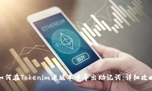 如何在Tokenim老版本中导出助记词：详细攻略