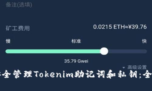 如何安全管理Tokenim助记词和私钥：全面指南